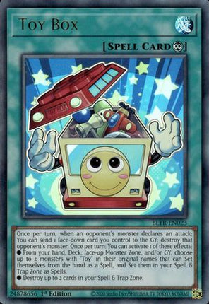 Toy Box [BLTR-EN023] Ultra Rare 1st Edition