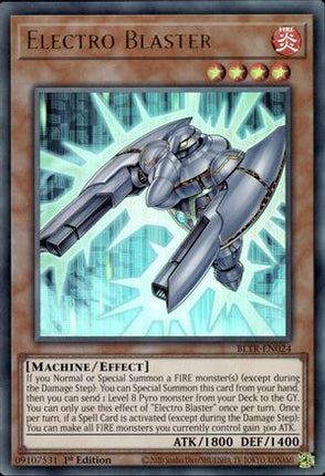 Electro Blaster [BLTR-EN024] Ultra Rare 1st Edition