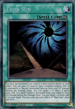 Ebon Sun (Secret Rare) [BLTR-EN027] 1st Edition