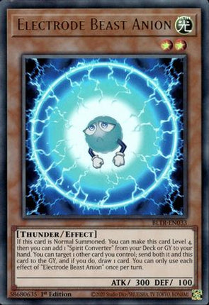Electrode Beast Anion [BLTR-EN033] Ultra Rare 1st Edition