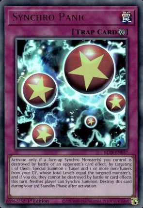 Synchro Panic [BLTR-EN037] Ultra Rare 1st Edition