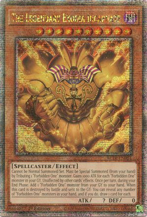 The Legendary Exodia Incarnate (Quarter Century Secret Rare)  [BLTR-EN051] 1st Edition