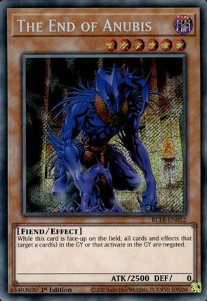 The End of Anubis [BLTR-EN052] Secret Rare 1st Edition