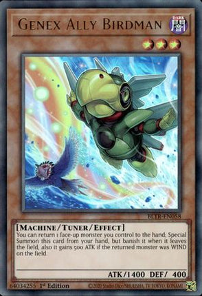 Genex Ally Birdman (Alternate Art) (Ultra Rare) [BLTR-EN058] 1st Edition