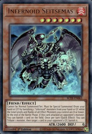 Infernoid Seitsemas [BLTR-EN063] Ultra Rare 1st Edition
