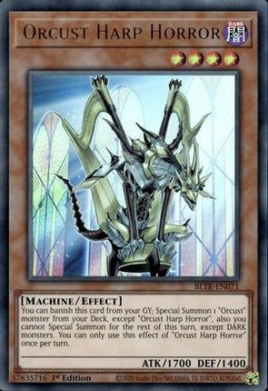 Orcust Harp Horror [BLTR-EN071] Ultra Rare 1st Edition
