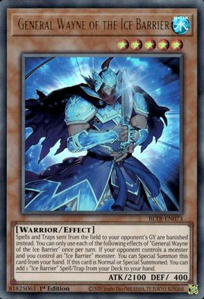General Wayne of the Ice Barrier (Ultra Rare) [BLTR-EN073] 1st Edition