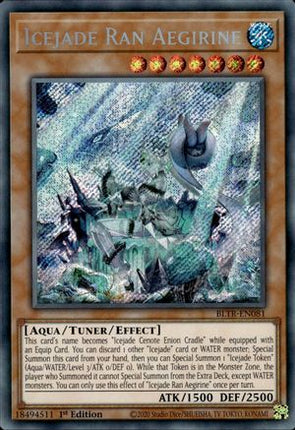 Icejade Ran Aegirine (Secret Rare) [BLTR-EN081] 1st Edition