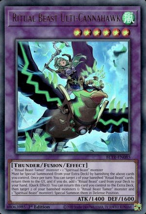 Ritual Beast Ulti-Cannahawk (Alternate Art) (Ultra Rare) [BLTR-EN085] 1st Edition