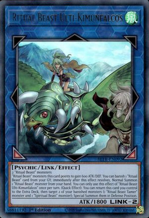 Ritual Beast Ulti-Kimunfalcos (Ultra Rare) [BLTR-EN092] 1st Edition