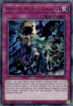 Ritual Beast Ambush (Ultra Rare) [BLTR-EN106] 1st Edition