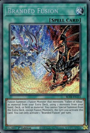 Branded Fusion [BLTR-EN111] Secret Rare 1st Edition