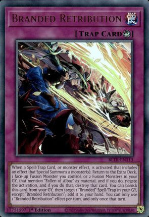 Branded Retribution (Ultra Rare) [BLTR-EN113] 1st Edition
