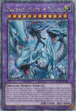 Dragon Master Magia (Quarter Century Secret Rare)  [BLTR-EN118] 1st Edition