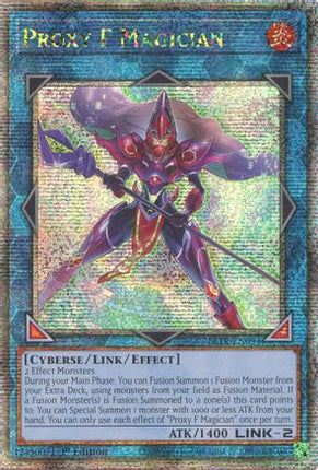 Proxy F Magician (Quarter Century Secret Rare)  [BLTR-EN094] 1st Edition