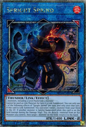 Spright Sprind  [BLTR-EN095] Quarter Century Secret Rare 1st Edition