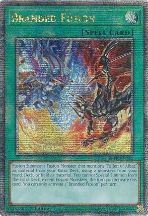 Branded Fusion (Quarter Century Secret Rare)  [BLTR-EN111] 1st Edition