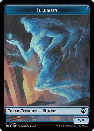 Illusion (Ripple Foil) // Servo Double-Sided Token [Commander: Modern Horizons 3] Foil