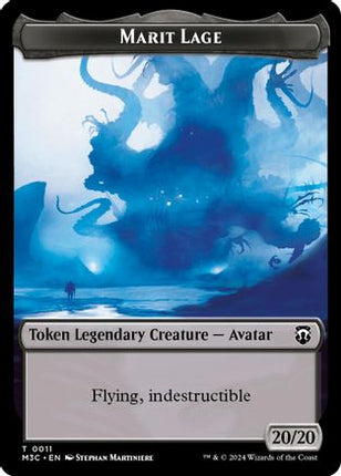 Marit Lage (Ripple Foil) // Sand Warrior Double-Sided Token [Commander: Modern Horizons 3] Foil
