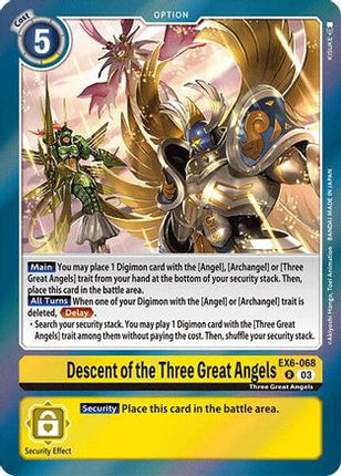 Descent of the Three Great Angels [EX6-068] [Infernal Ascension] Foil