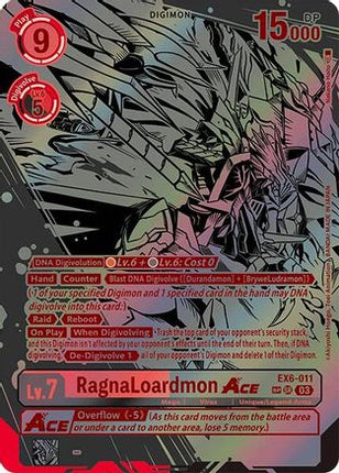 RagnaLoardmon ACE (Textured) [EX6-011] [Infernal Ascension] Foil