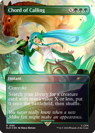 Chord of Calling (Rainbow Foil) [Secret Lair Drop Series] Foil