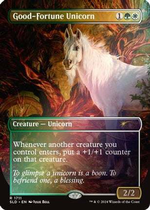 Good-Fortune Unicorn (Rainbow Foil) [Secret Lair Drop Series] Foil