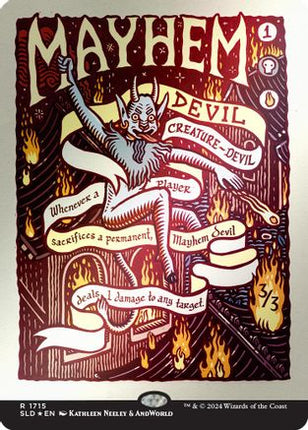 Mayhem Devil (Rainbow Foil) [Secret Lair Drop Series] Foil