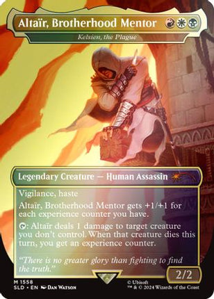 Altair, Brotherhood Mentor - Kelsien, the Plague (Rainbow Foil) [Secret Lair Drop Series] Foil