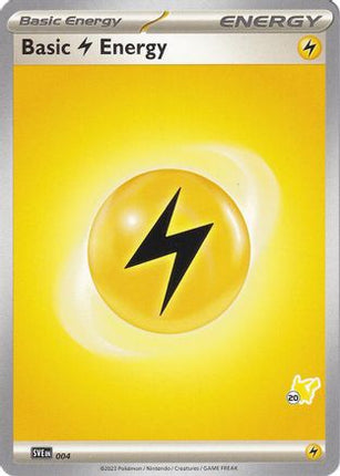 Basic Lightning Energy Pikachu 4- Battle Academy 2024