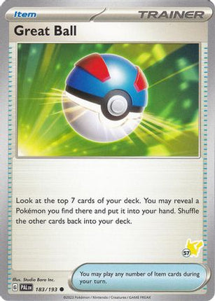 Great Ball Pikachu 183- Battle Academy 2024