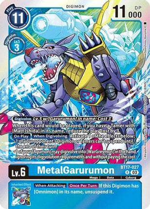 MetalGarurumon [BT17-027] [Secret Crisis] Foil