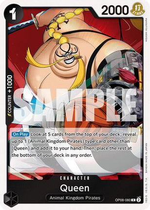 Queen (OP08-080) - Two Legends Foil