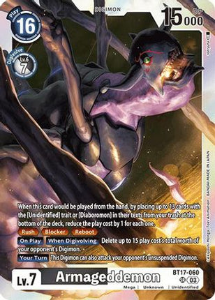 Armageddemon [BT17-060] [Secret Crisis] Foil