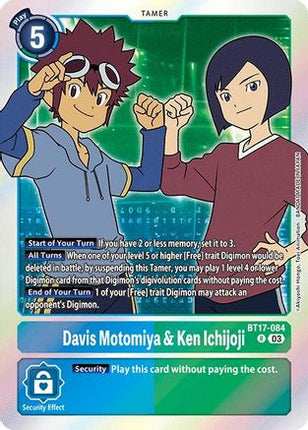 Davis Motomiya & Ken Ichijoji [BT17-084] [Secret Crisis] Foil