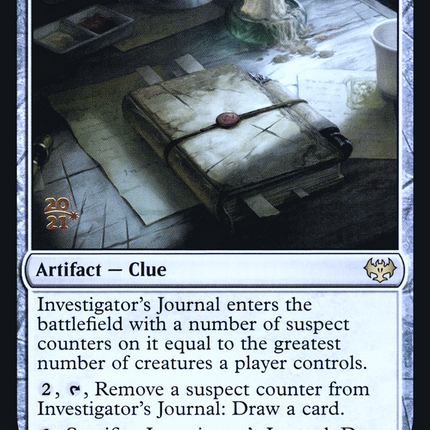 Investigator's Journal [Innistrad: Crimson Vow Promos] Prerelease Foil