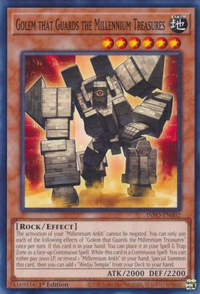Golem that Guards the Millennium Treasures (Common / Short Print) [INFO-EN002] 1st Edition