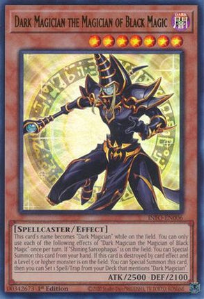 Dark Magician the Magician of Black Magic [INFO-EN006] Ultra Rare 1st Edition
