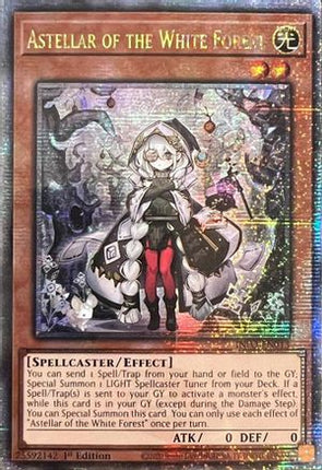 Astellar of the White Forest  [INFO-EN013] Quarter Century Secret Rare 1st Edition