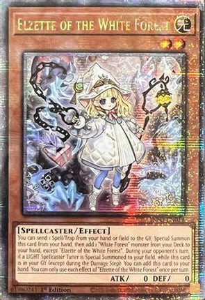 Elzette of the White Forest  [INFO-EN014] Quarter Century Secret Rare 1st Edition