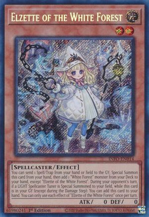 Elzette of the White Forest [INFO-EN014] Secret Rare 1st Edition