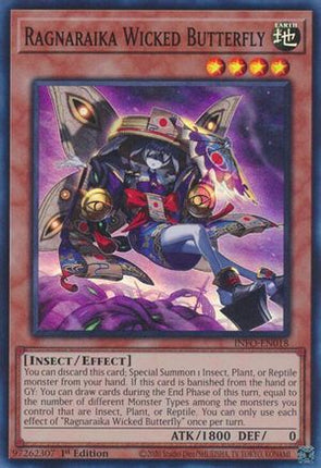 Ragnaraika Wicked Butterfly (Super Rare) [INFO-EN018] 1st Edition