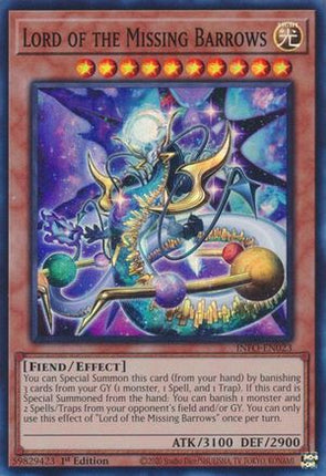 Lord of the Missing Barrows [INFO-EN023] Super Rare 1st Edition
