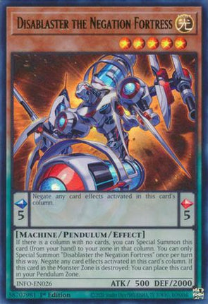 Disablaster the Negation Fortress [INFO-EN026] Ultra Rare 1st Edition