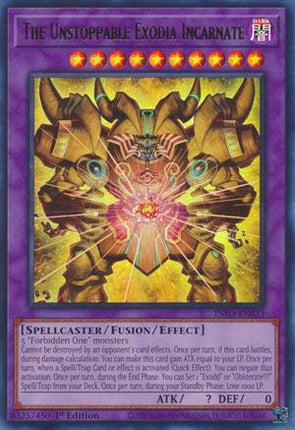 The Unstoppable Exodia Incarnate (Ultra Rare) [INFO-EN033] 1st Edition
