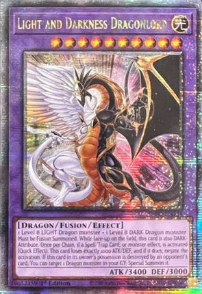 Light and Darkness Dragonlord (Quarter Century Secret Rare)  [INFO-EN034] 1st Edition