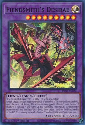 Fiendsmith's Desirae (Super Rare) [INFO-EN036] 1st Edition