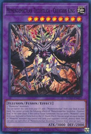 Mementomictlan Tecuhtlica - Creation King [INFO-EN037] Super Rare 1st Edition