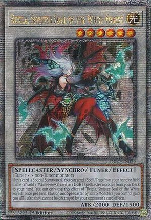 Rciela, Sinister Soul of the White Forest (Quarter Century Secret Rare)  [INFO-EN039] 1st Edition