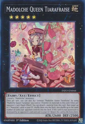 Madolche Queen Tiarafraise (Super Rare) [INFO-EN044] 1st Edition